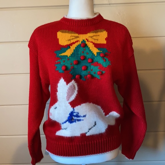 1980’s Karen Scott Christmas Sweater Size Small